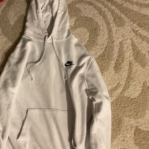 Nike Men's White Hoodie